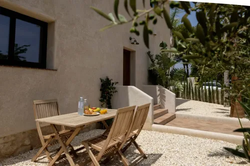 Jardin apartamento Casa Bel